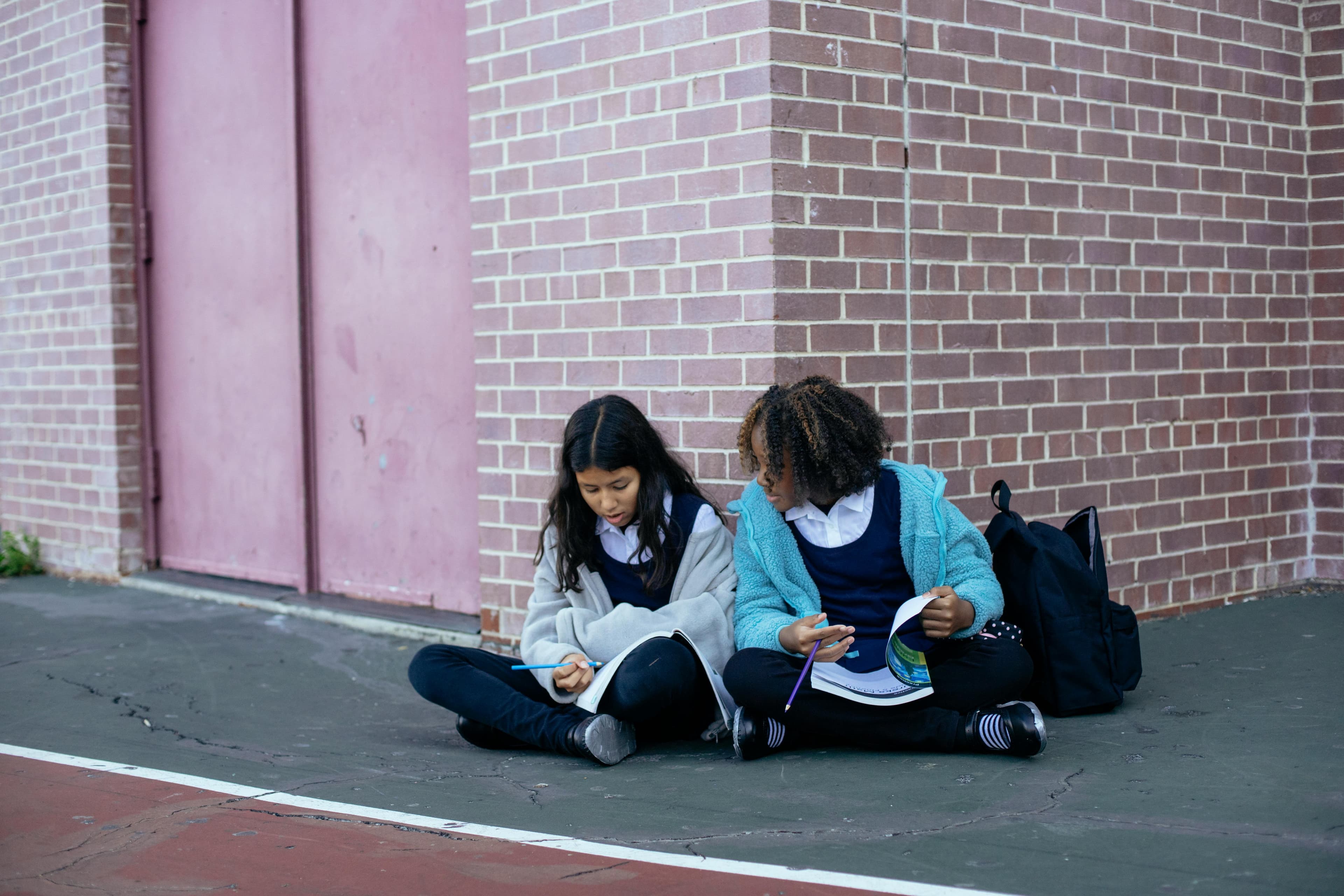 Estudantes realizando atividades de diagnóstico